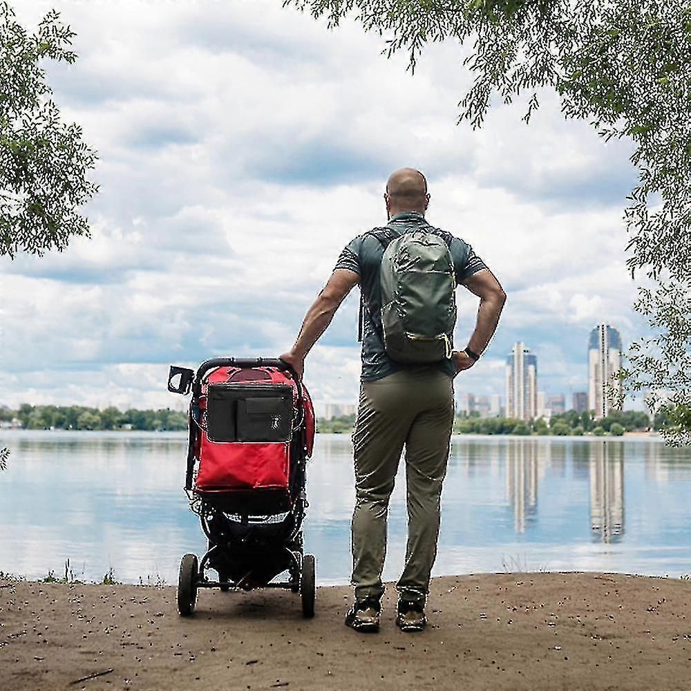 Large Capacity Universal Stroller Organizer Waterproof Insulated Cup Holder
