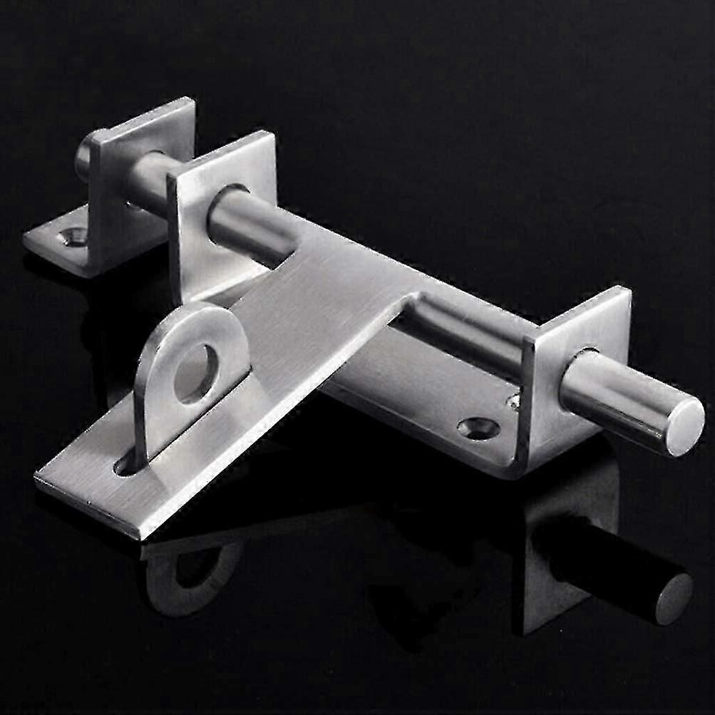 304 Stainless Steel Sliding Door Lock Latch With Padlock Hole