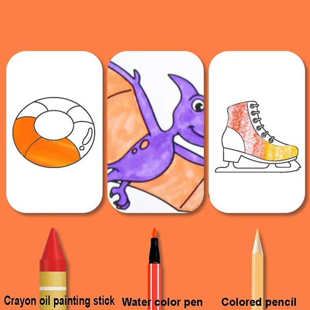 3 Meters Color Drawing Kids Paper Sticker Roll – Creative Themed Stickers for Arts & Crafts (300cm x 38cm)