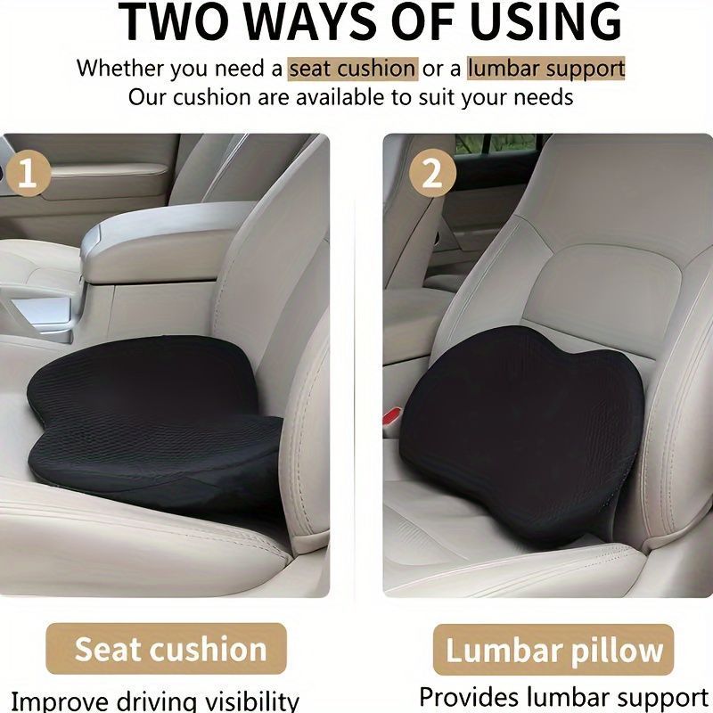 Car Seat Cushion Memory Foam Auto Seat Pad Driver Seat Cushion