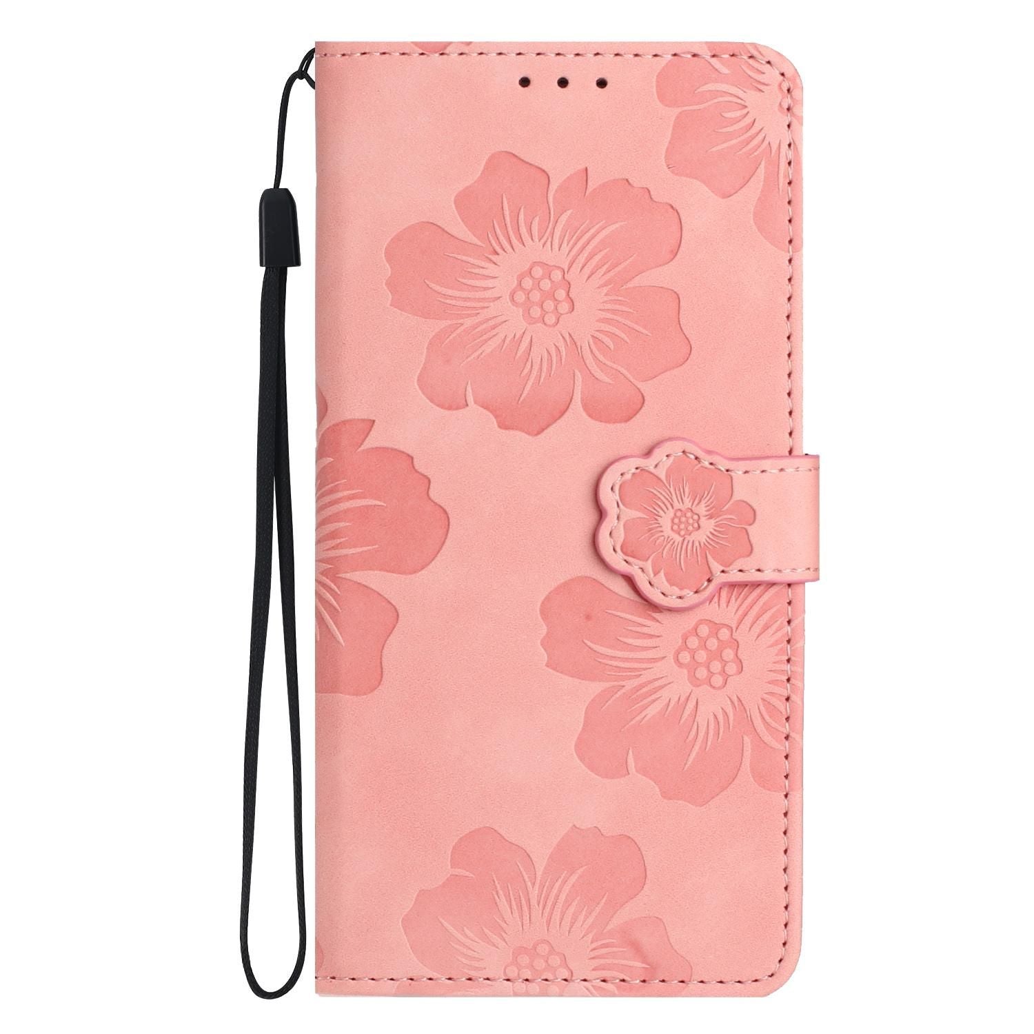 Flower Embossing Leather Case For Google Pixel 9a