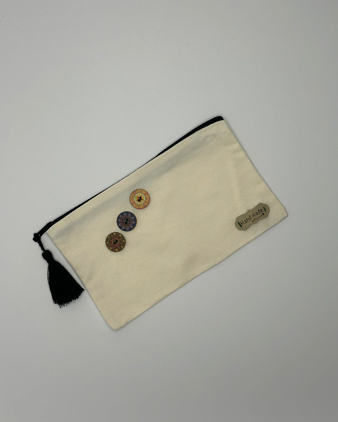 Hartouka Ivory Bloom Pouch