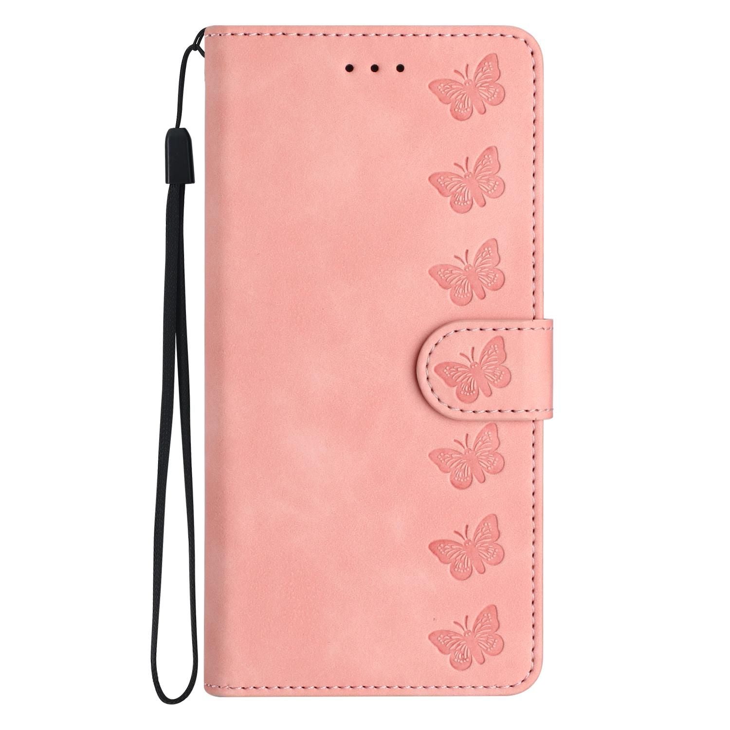 Seven Butterflies Embossed PU Case For Google Pixel 9a