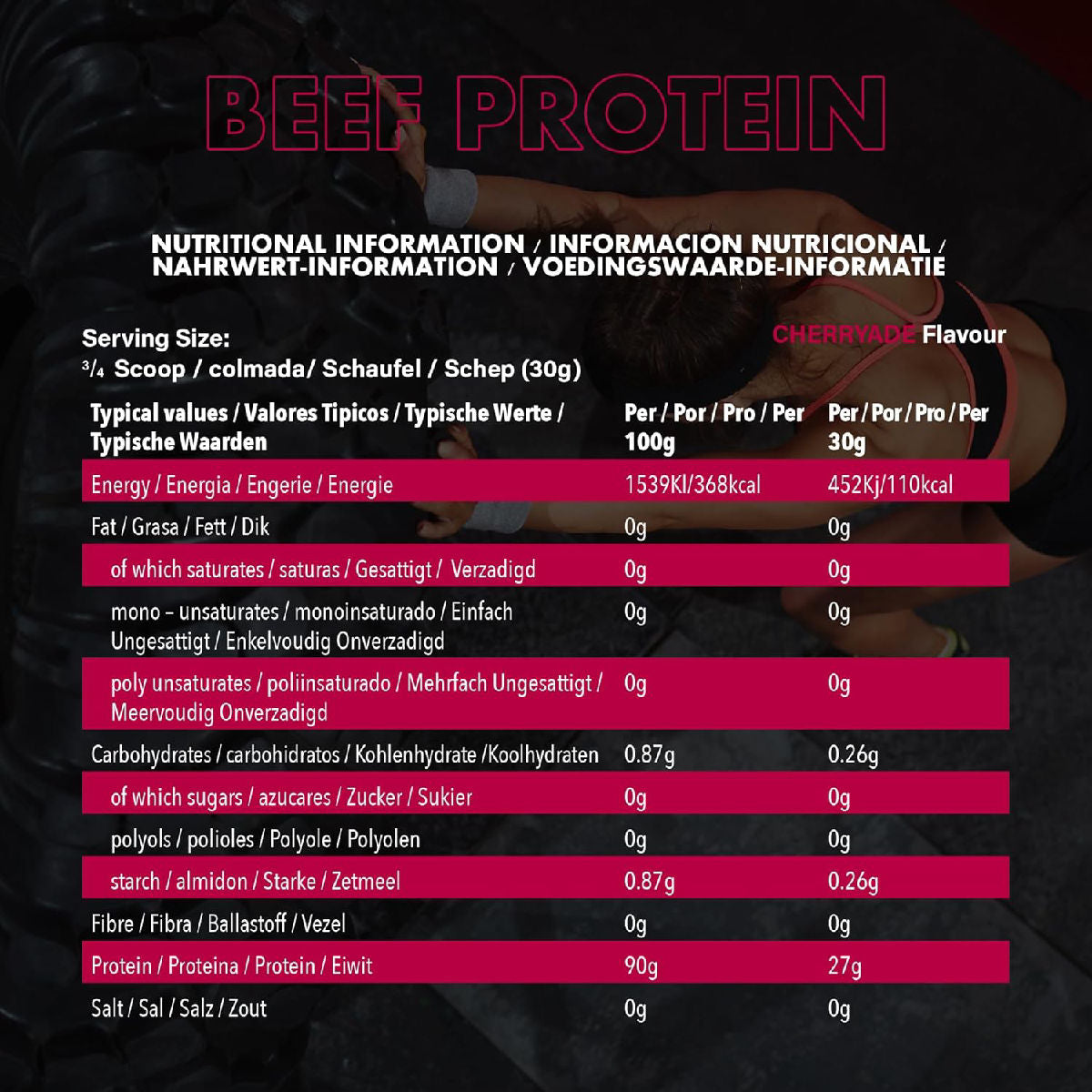 NXT BEEF PRO ISOLATE CHERRYADE 540G