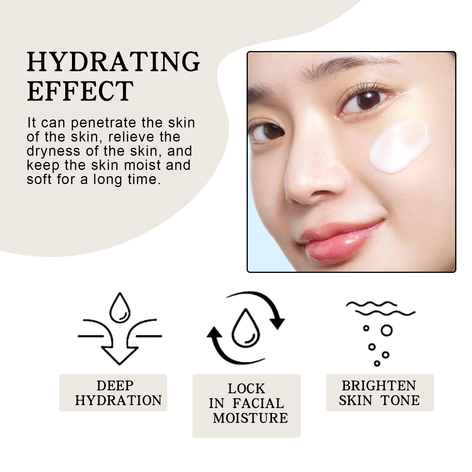 Camellia Anti-Aging Face Cream, Firming and Moisturizing, Brightening, Smoothing ,50g