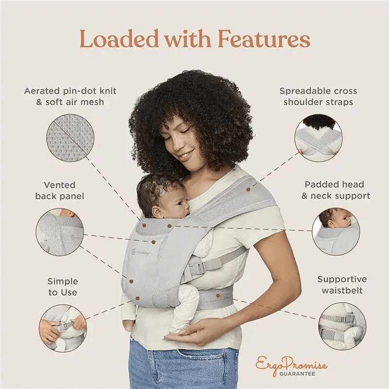 Ergobaby Embrace Soft Air Mesh Blue