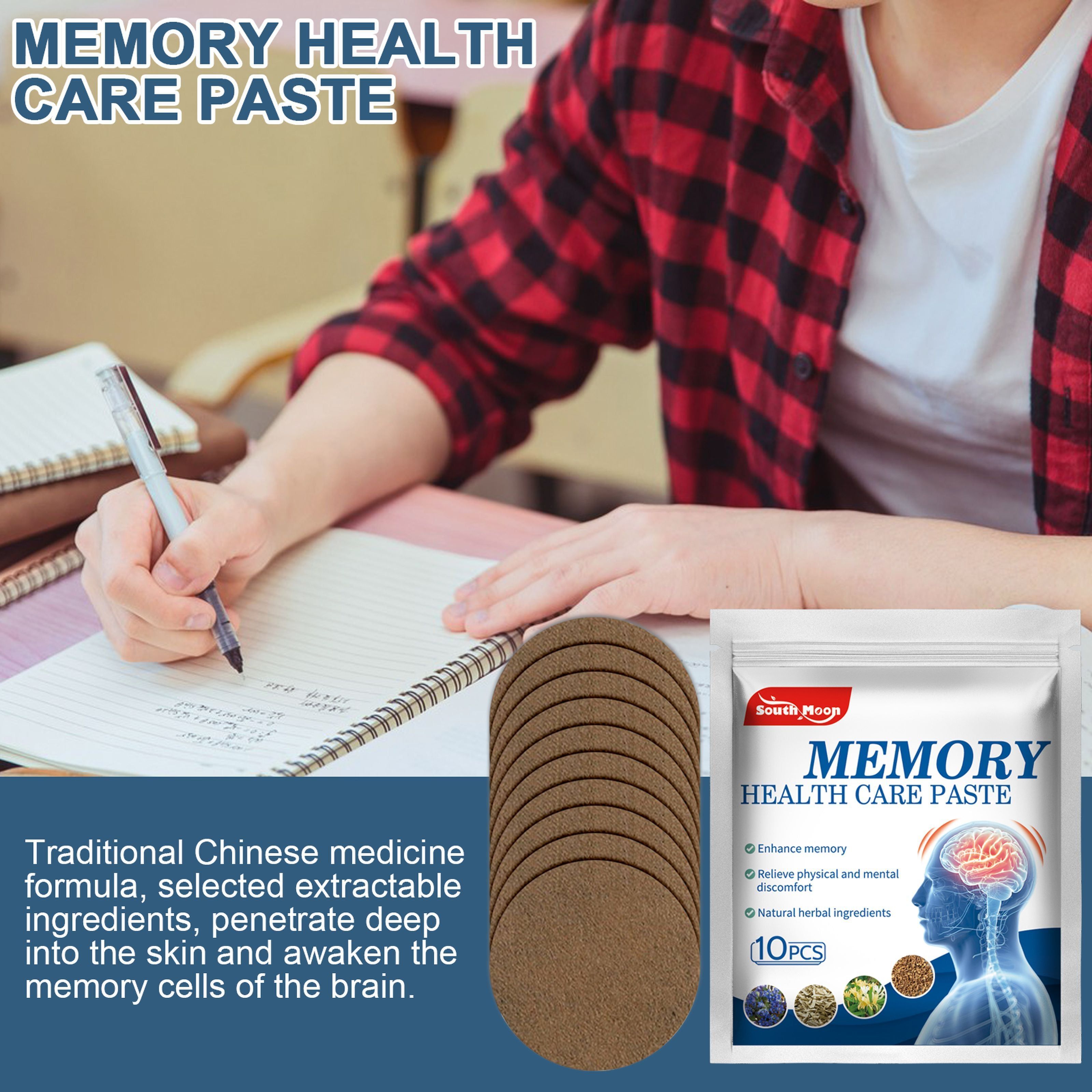 Boost Memory Naturally, Body Care Patch for Brain Health, Improve Forgetfulness ,10pcs
