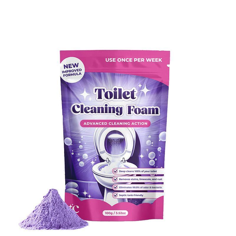 2PCS Fizzclean Toilet Foam Cleaner, Insta-Action Fizzclean Foam Cleaner