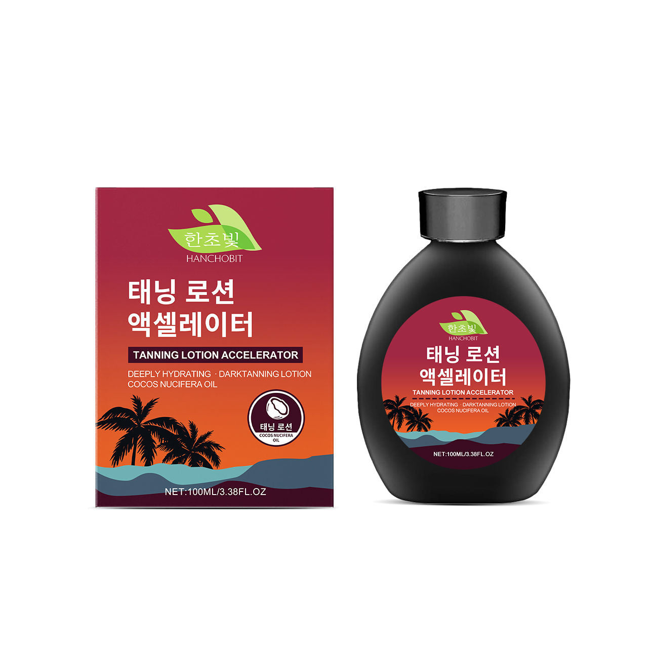Black Body Lotion, Daily Brightening Moisturizer, Natural Tan, Skin Care ,100ml