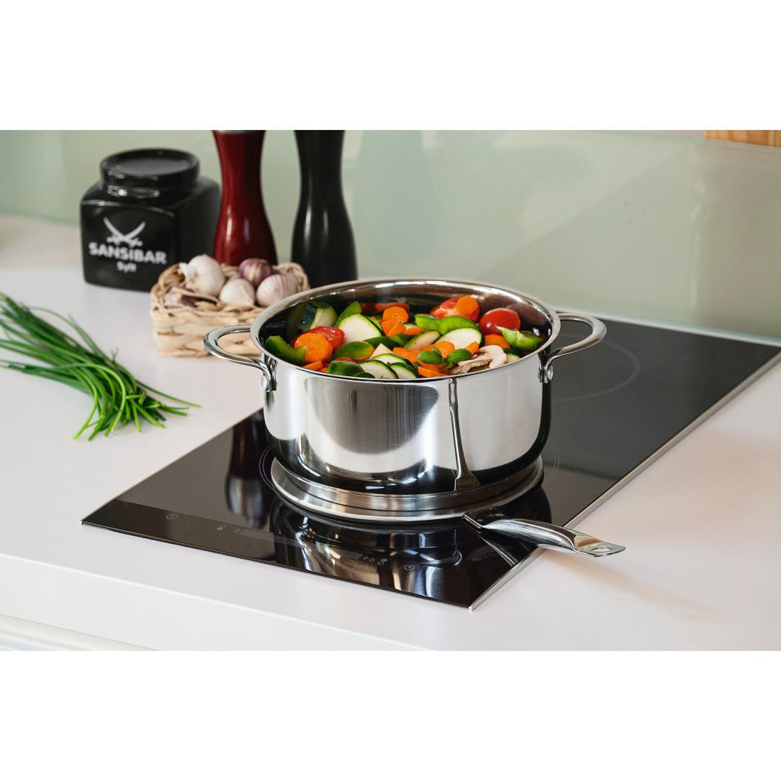 XAVAX 111397 Induction Hob Adapter Plate, 19 cm