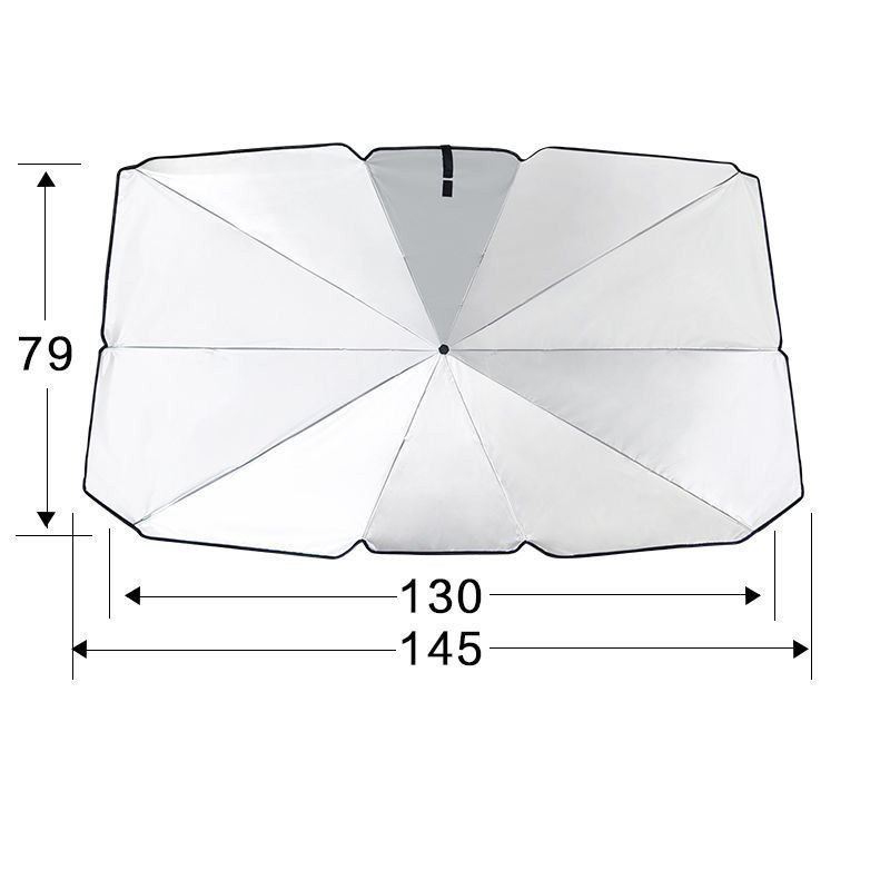 Car Windshield Umbrella Car Sunshade Sun Visor Window Sunscreen Heat Insulation Cover Mesh