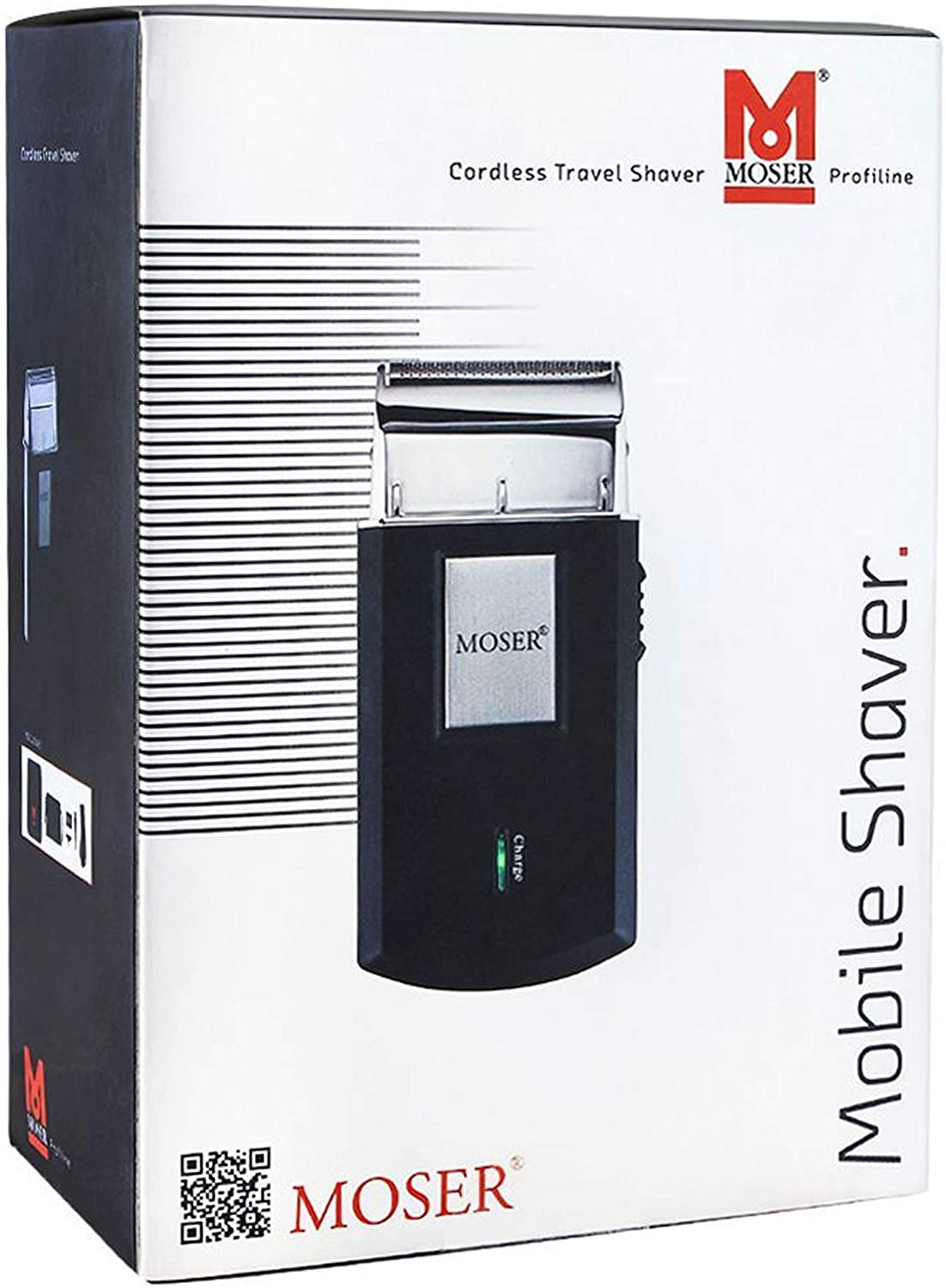 Moser Travel Shaver Cordless black/silver UK-Plug-3615-0052