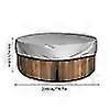 Circular Uv Resistant Hot Tub Cover For Outdoor Spa Hot Tub (excluding Water Bucket) zxin