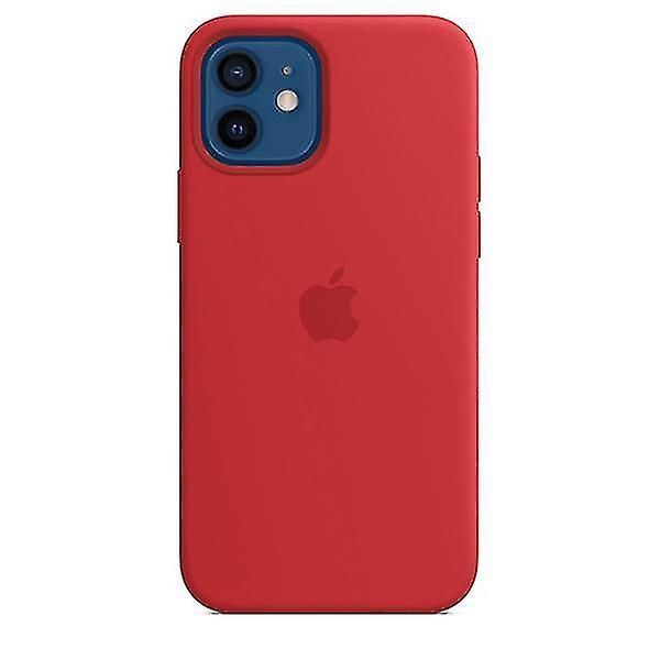 For iPhone 12 & 12 Pro - Silicone Phone Case with MagSafe, Enhanced Protection and Functionality