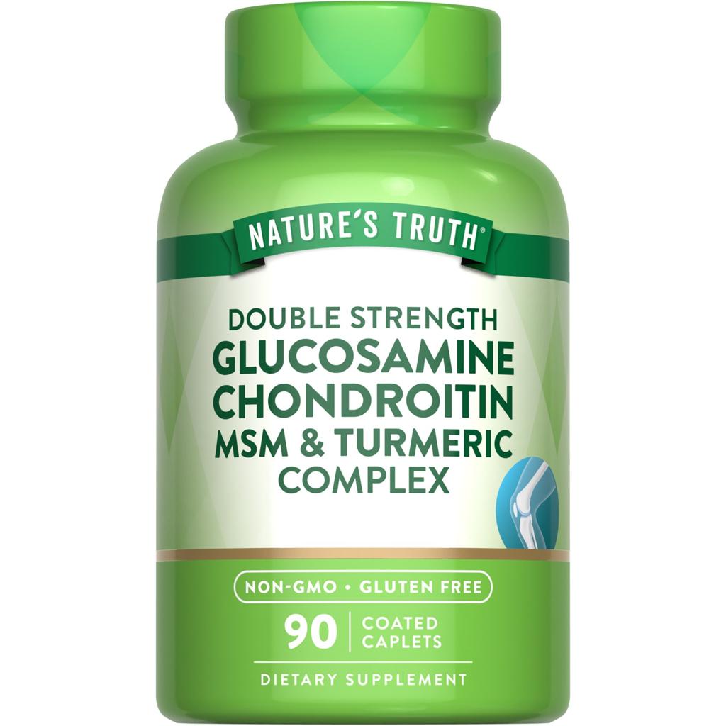 Nature's Truth Double Strength Glucosamine Chondroitin MSM & Turmeric Complex