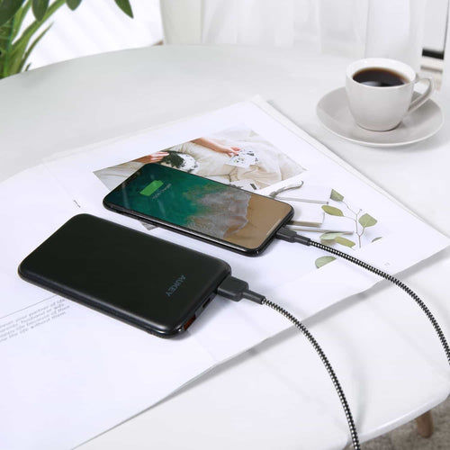 Aukey CB-BAL4 MFi Lightning Sync & Charge Braided Cable 2m - Black