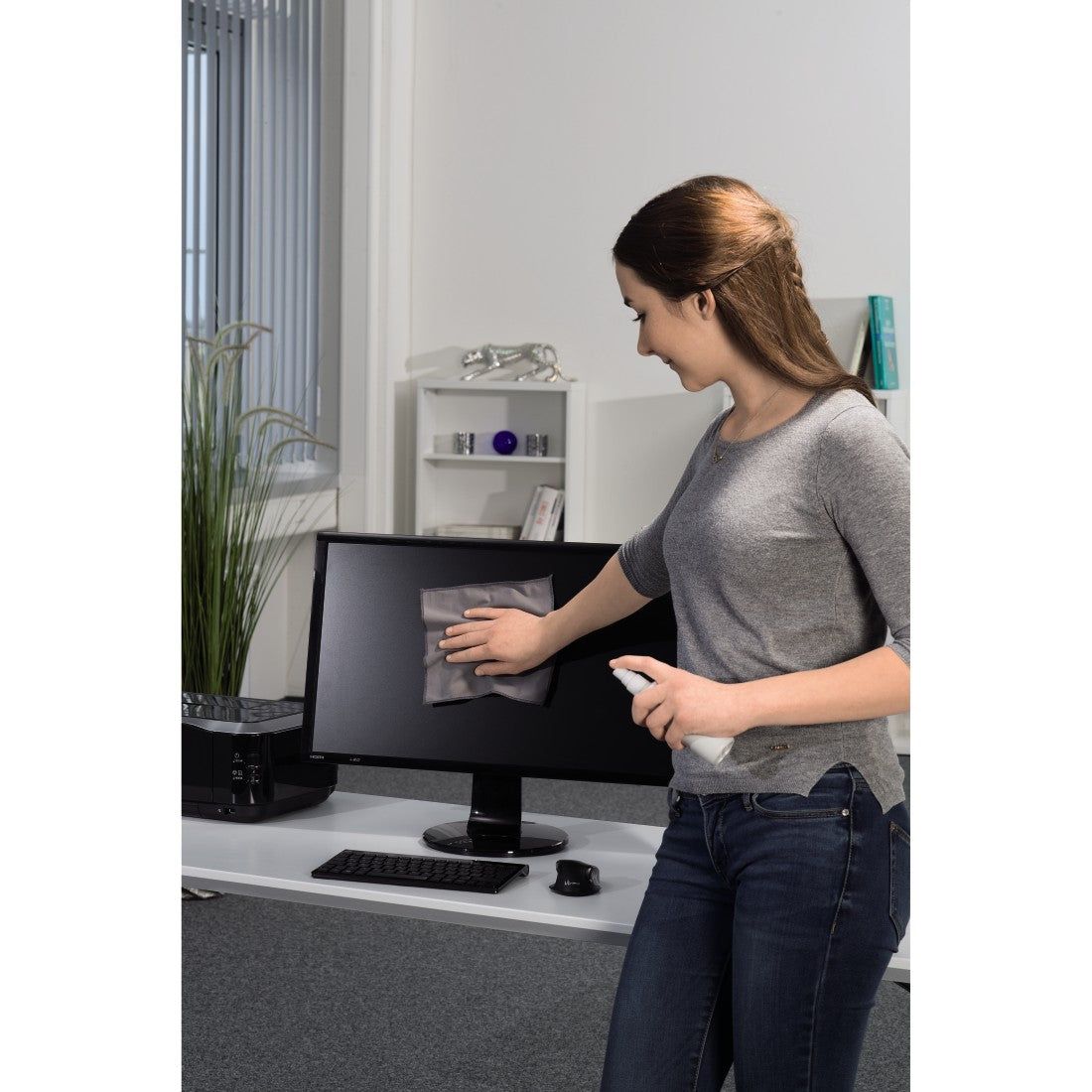 HAMA 78302 Screen Cleaning Gel, 200 ml, cloth included