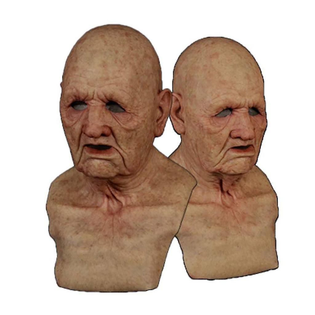 Mardi Gras Mask Another Me-the Elder Holiday Funny Masks Supersoft Old Man Adult Mask
