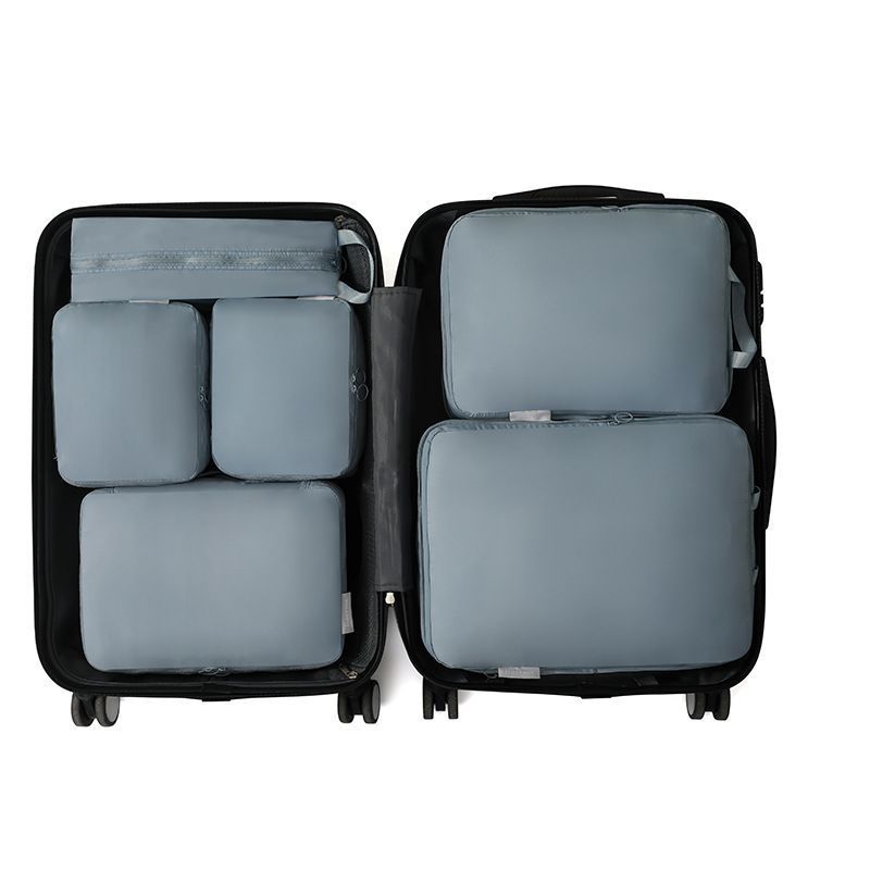 6pcs Travel Storage Bag Compression Packing Cubes Bag Organizer for Luggage