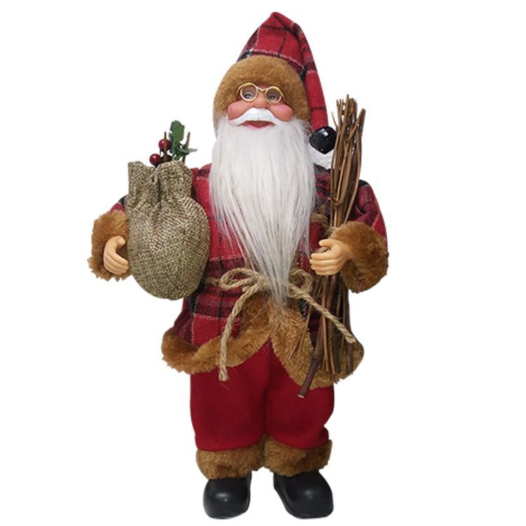 Santa Claus Figurine Doll Christmas Ornaments Home Decoration Child Gift Toy