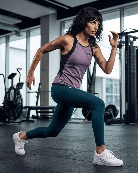 Under Armour Greyish Purple Training Tank