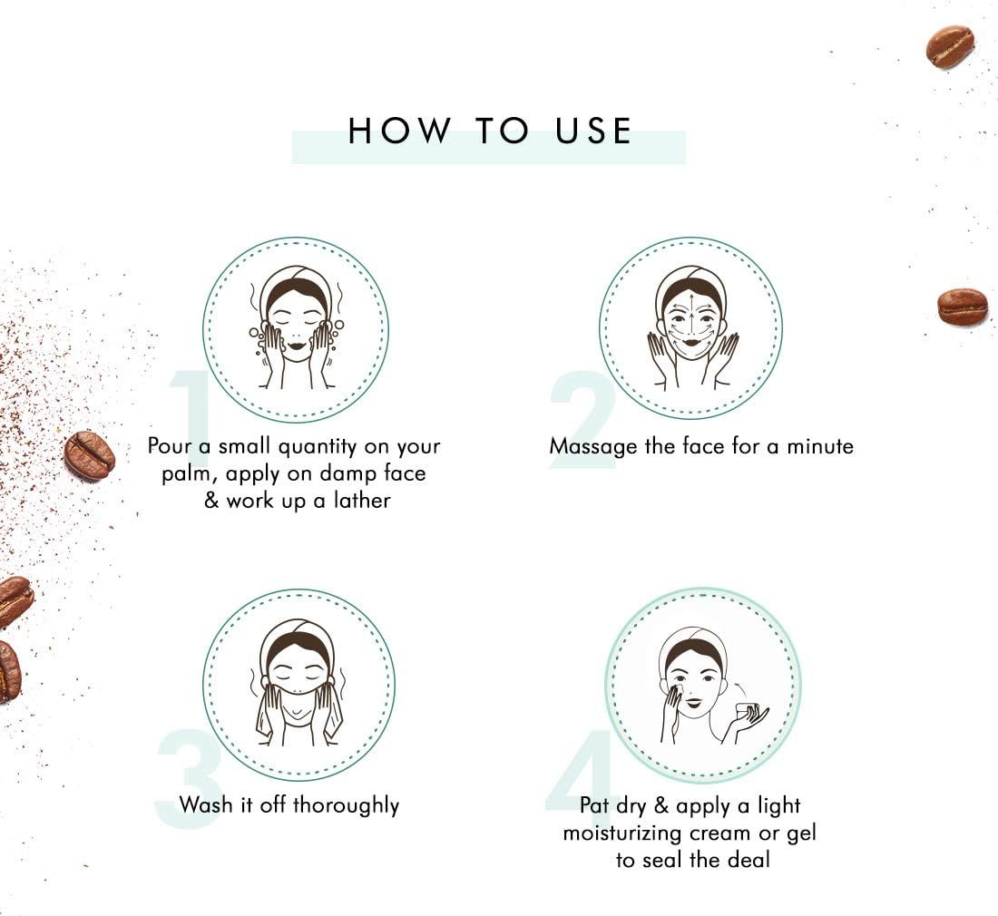 mCaffeine Naked & Raw Coffee Face Wash (100 ml)