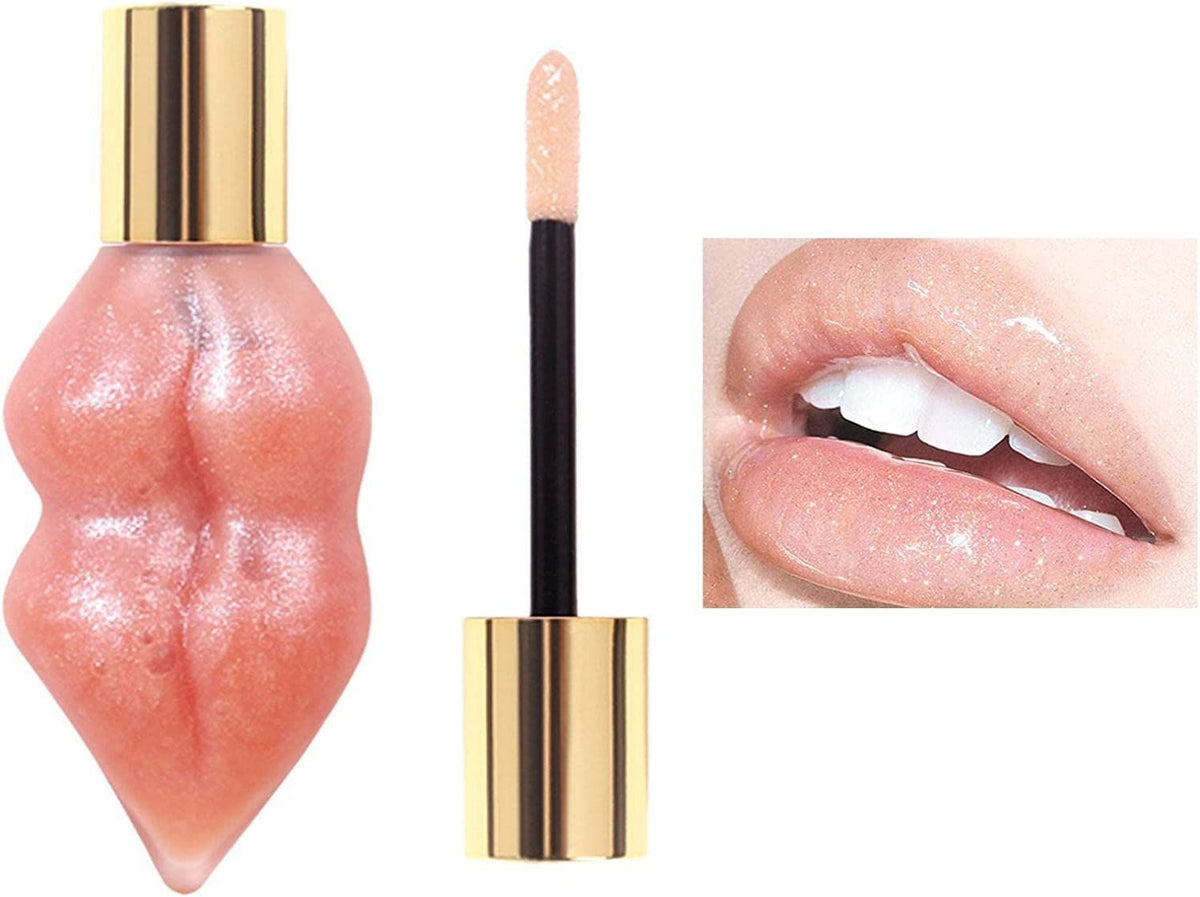 Lip Gloss Ginger Mint Lip Plumping Liquid Lip Color Moisturizing Lip Enhancer Lip Balm