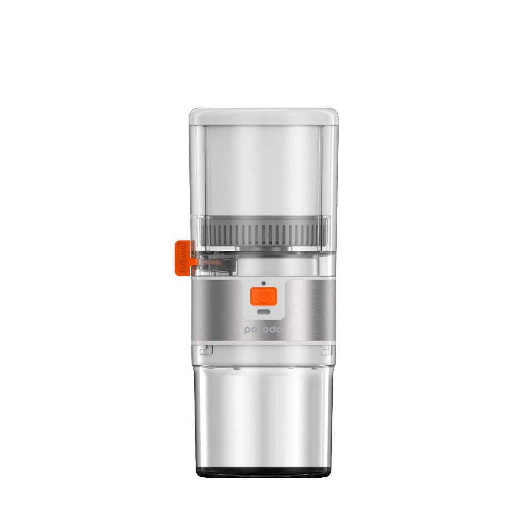 Porodo Lifestyle Portable Slow Juicer, 55W, White/Orange