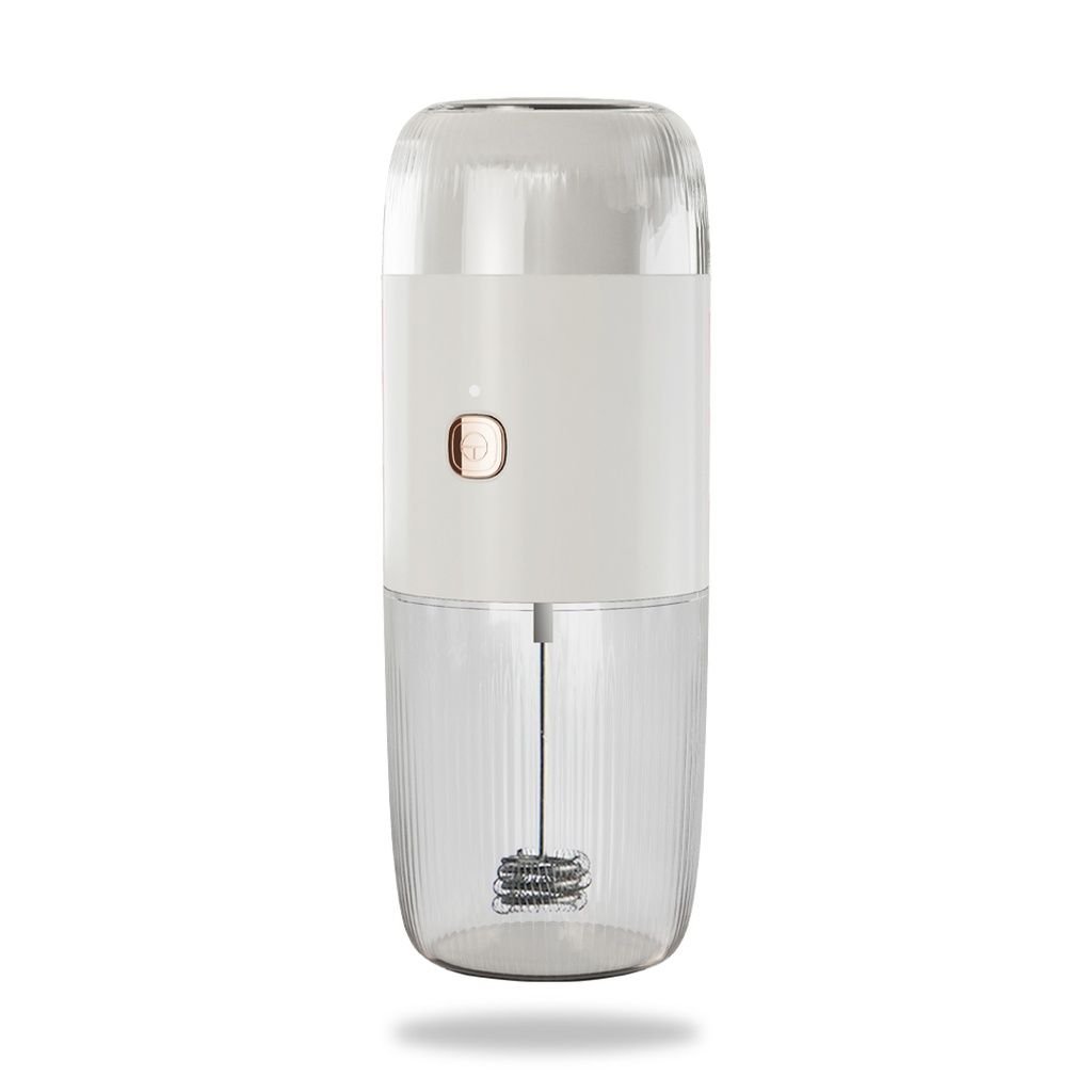 LePresso 2-in-1 Coffee Grinder & Milk Frother, Rechargeable, Portable