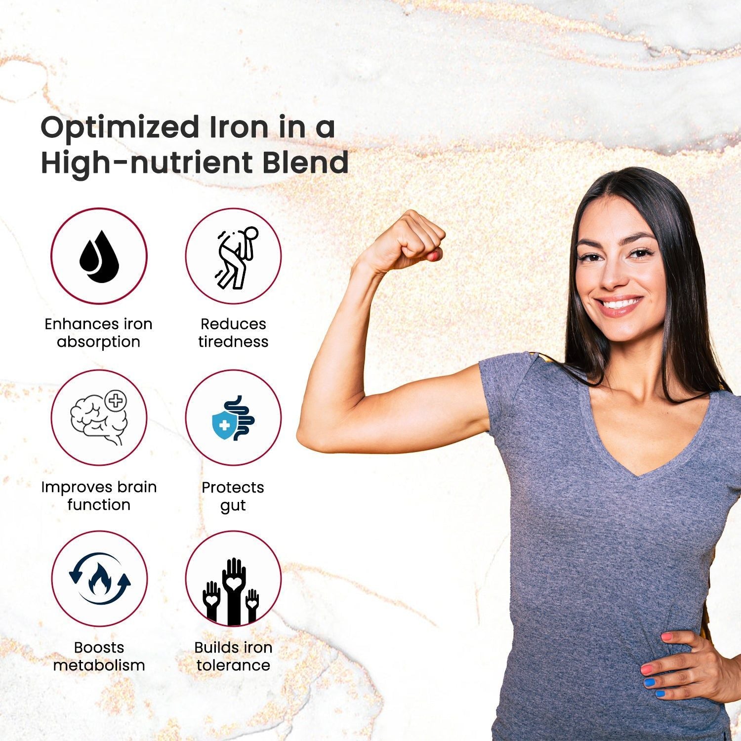 Valeo Ferrolactin+, 60 Capsules