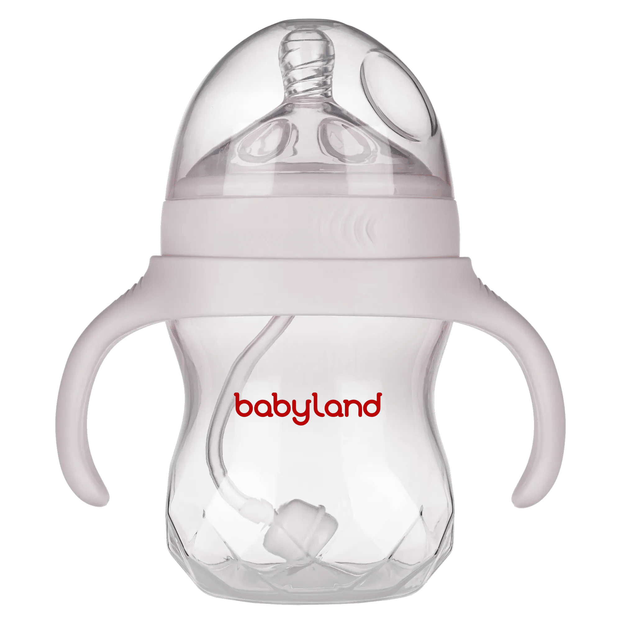 Baby Land Natural Baby Bottle 240ml -grey(3-6m)