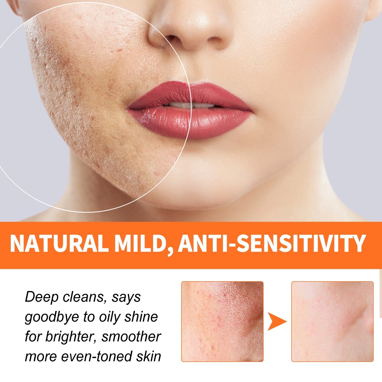 Deep Cleaning and Whitening Carrot Bubble Mask for Bright, Clear Skin ,4g*12pcs