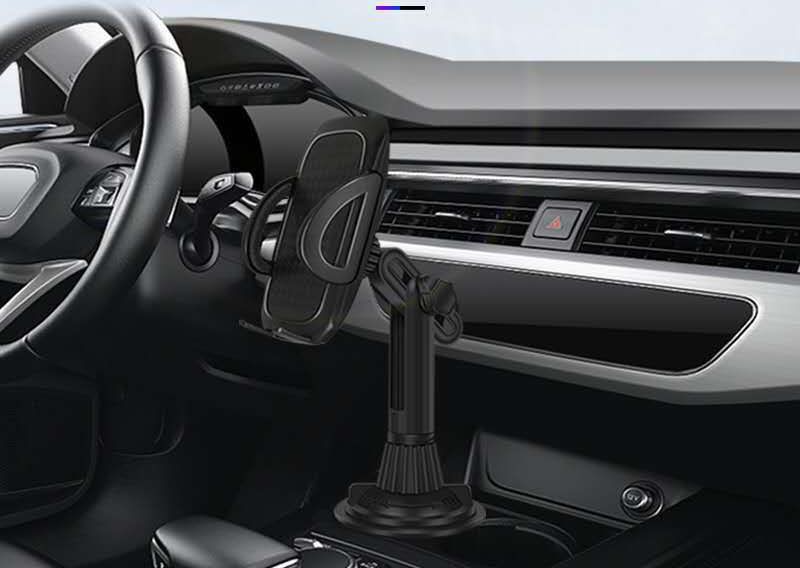 Adjustable Automobile Cup Holder Smart Phone Cradle Stand Mount for Cell Phones