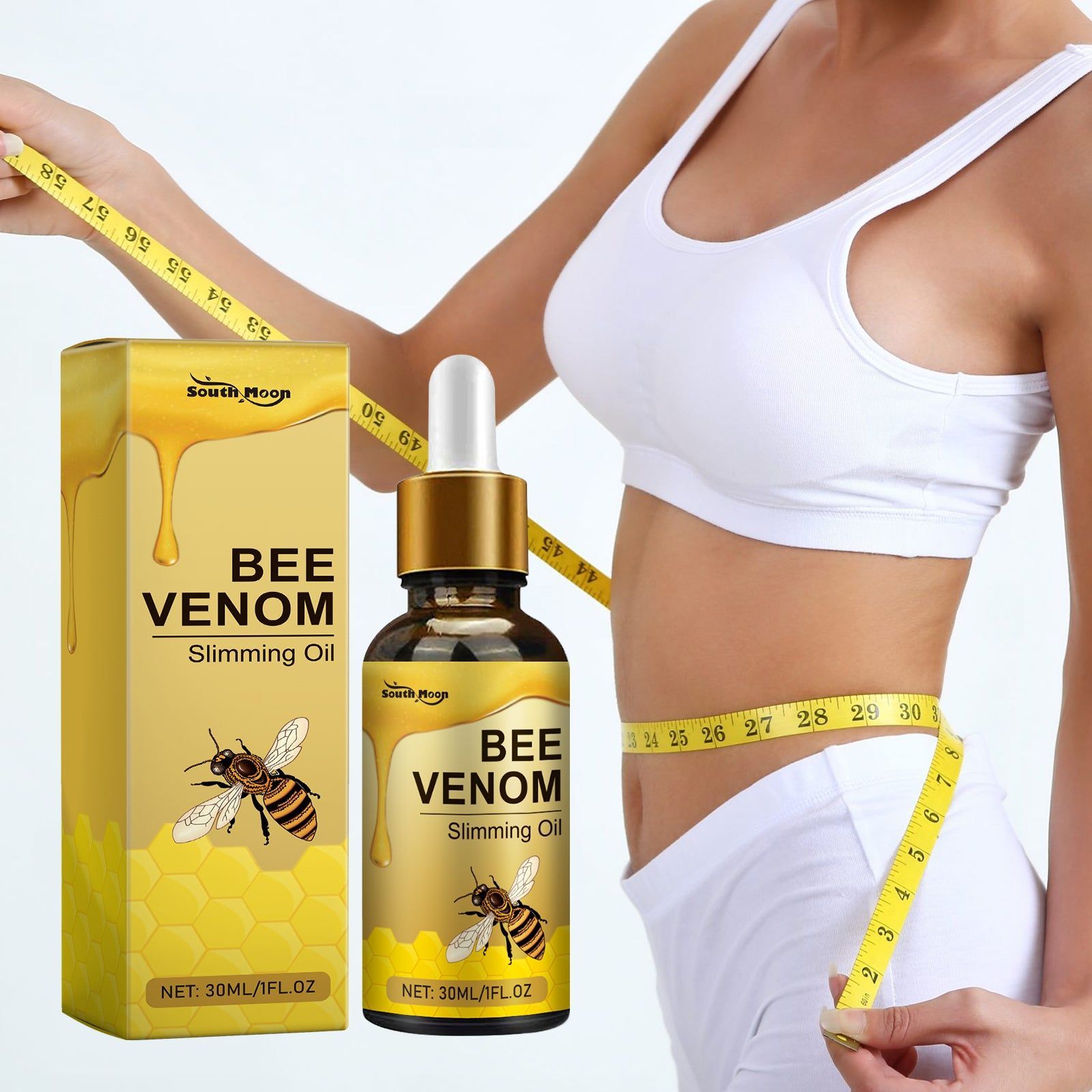 Bee Venom Slimming Oil, Toning & Firming, Body Shaping Essential ,30ml