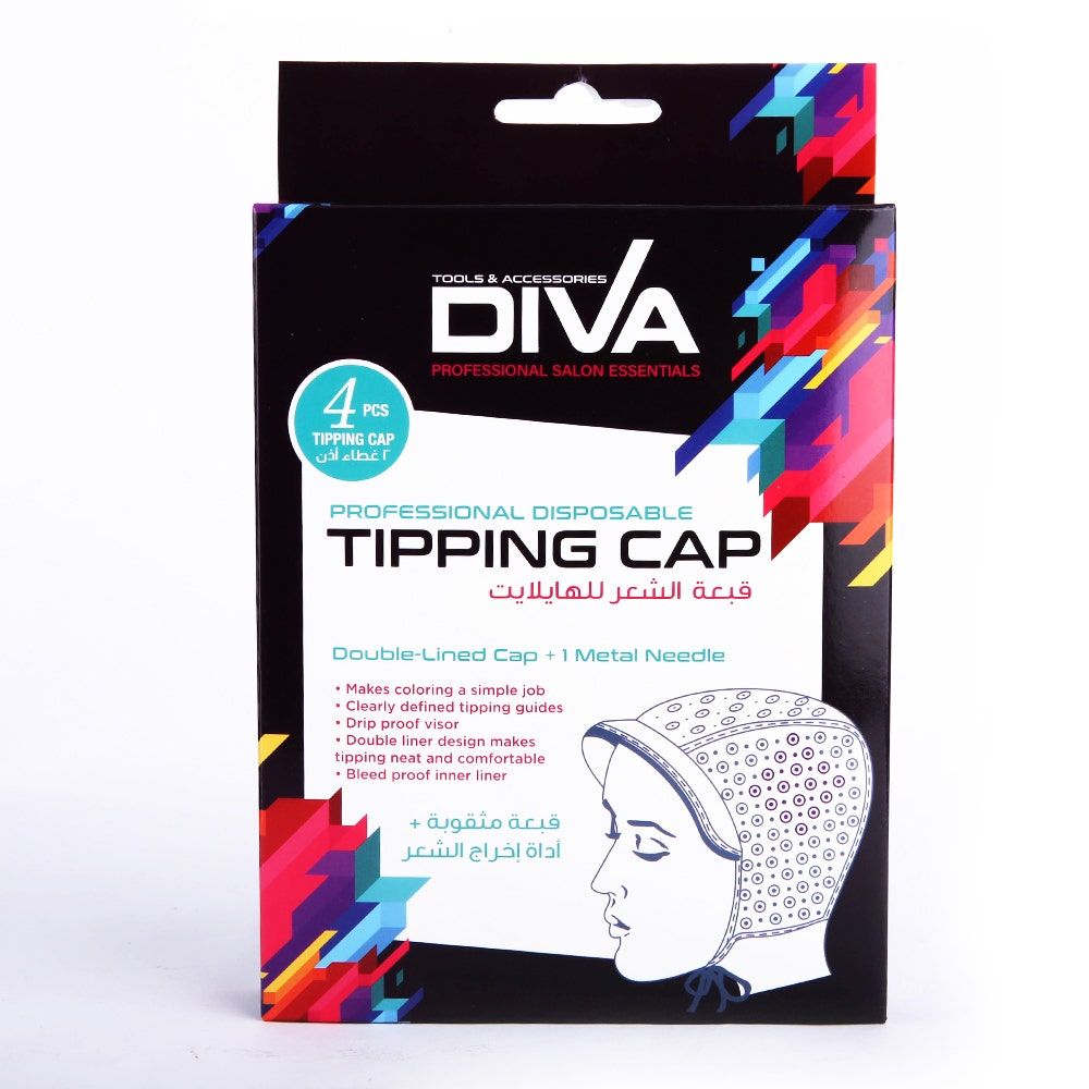 Diva Disposable Tipping Cap, 4pcs per Box