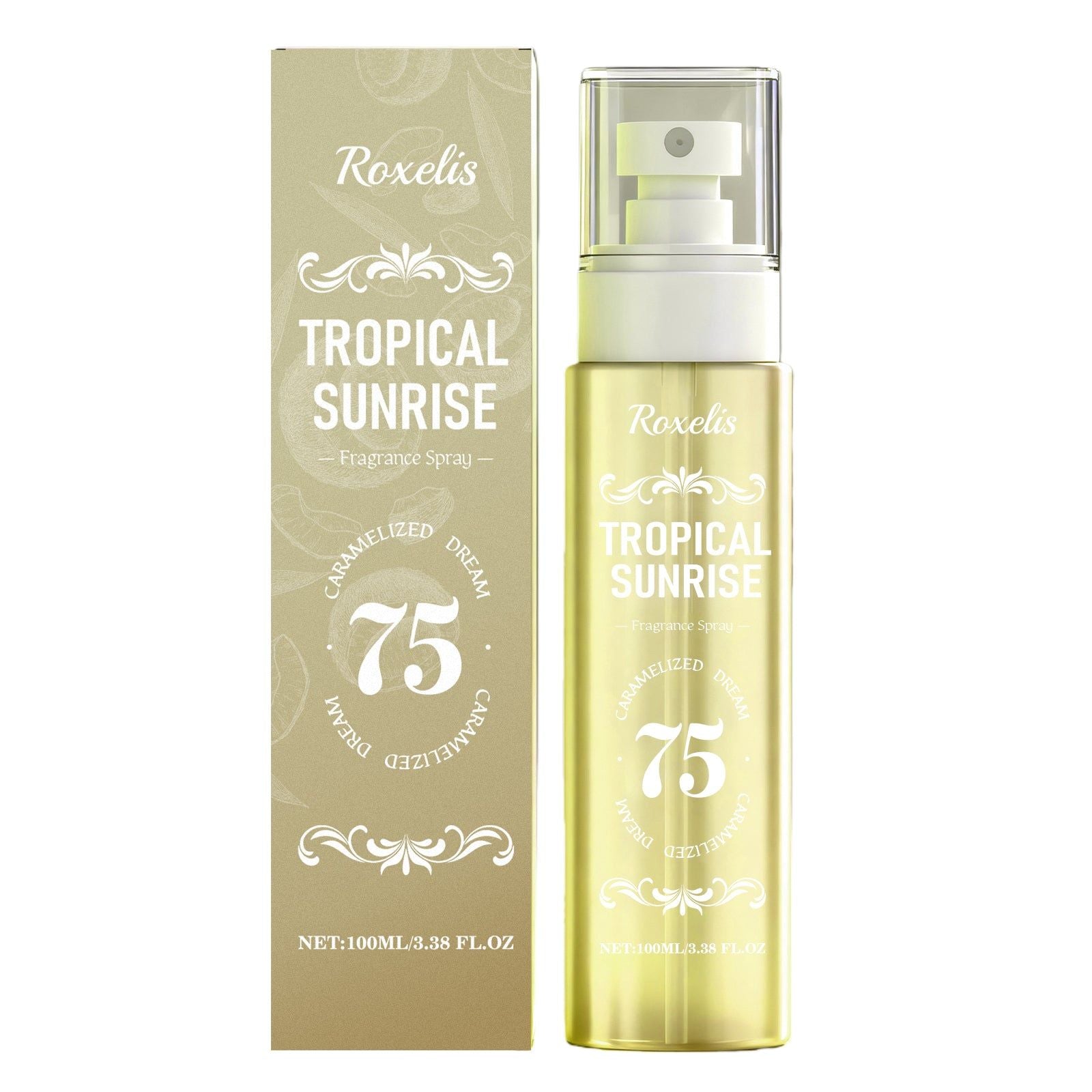 Caramel Coconut Fragrance Series, Tropical Delight, Soft Sweet Scent ,100ml