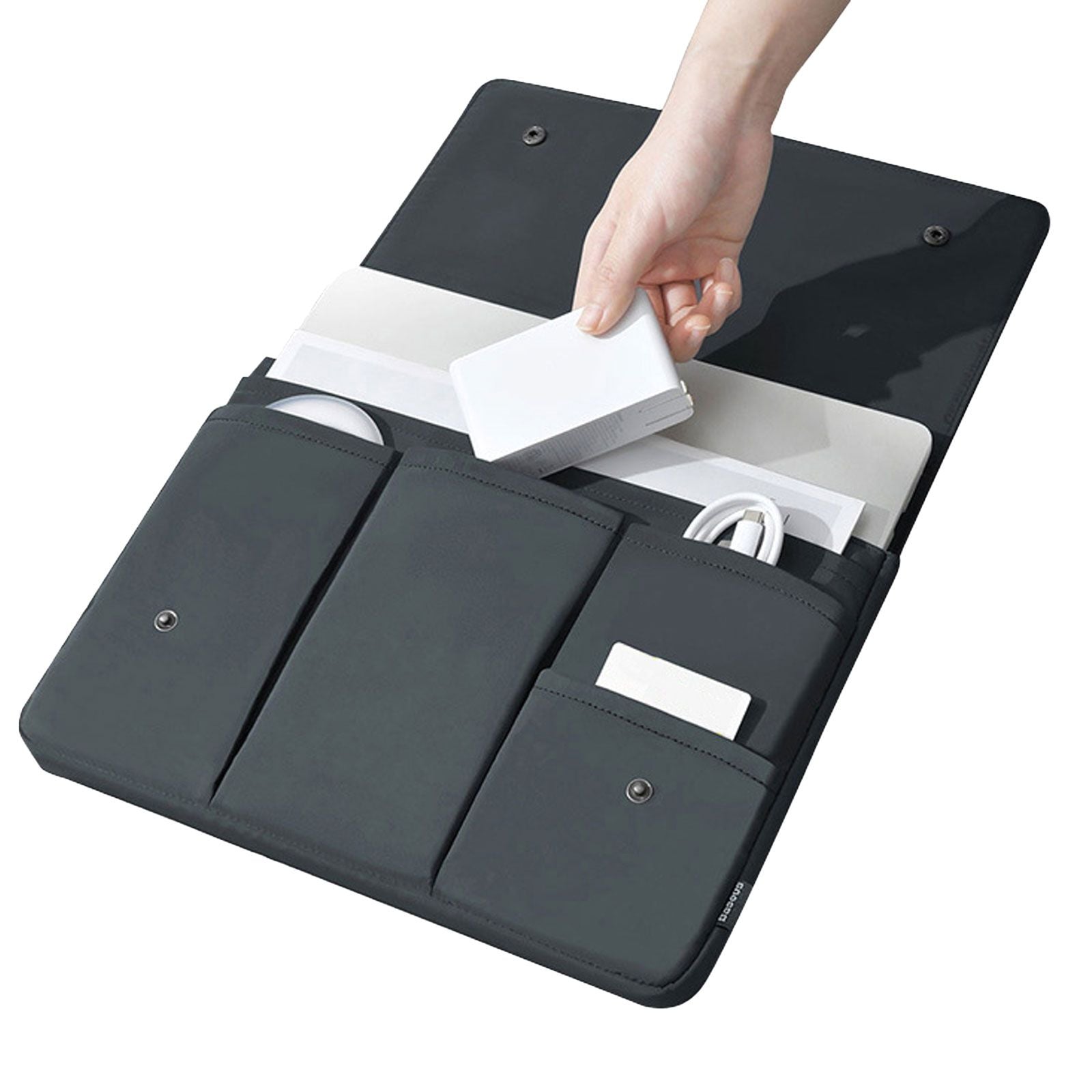 Laptop Bag Case Protective Cover Business Briefcase With Multiple Stuff Bags