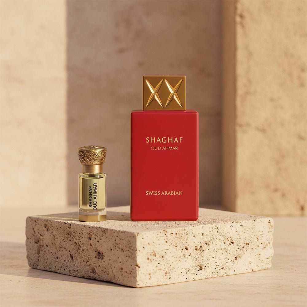 SHAGHAF AHMAR PERFUME + OIL