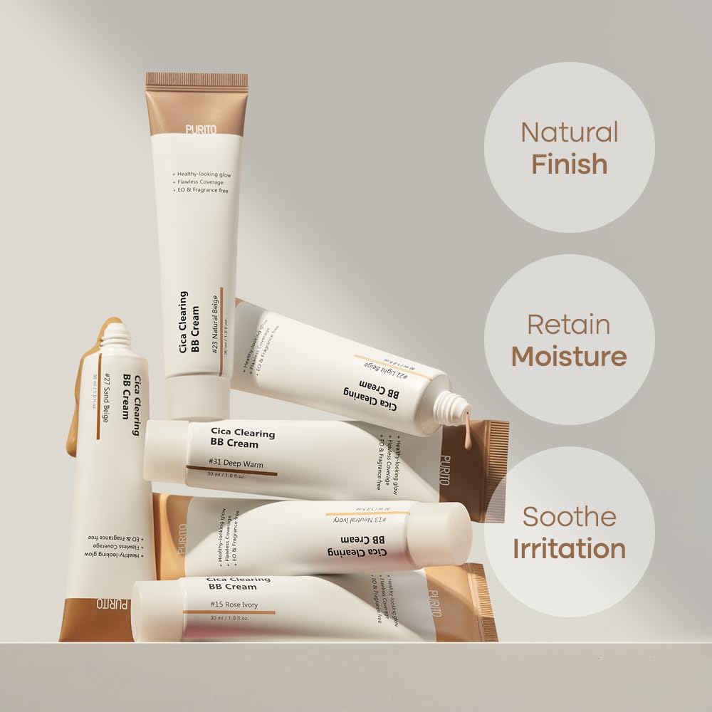 PURITO Wonder Releaf Centella BB Cream #15 Rose Ivory [30ml]