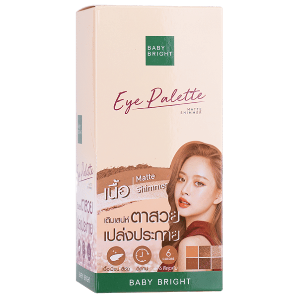 باليت ظلال عيون برونزية بنية 0.7 جرام × 6 ألوان بيبي برايت (M)