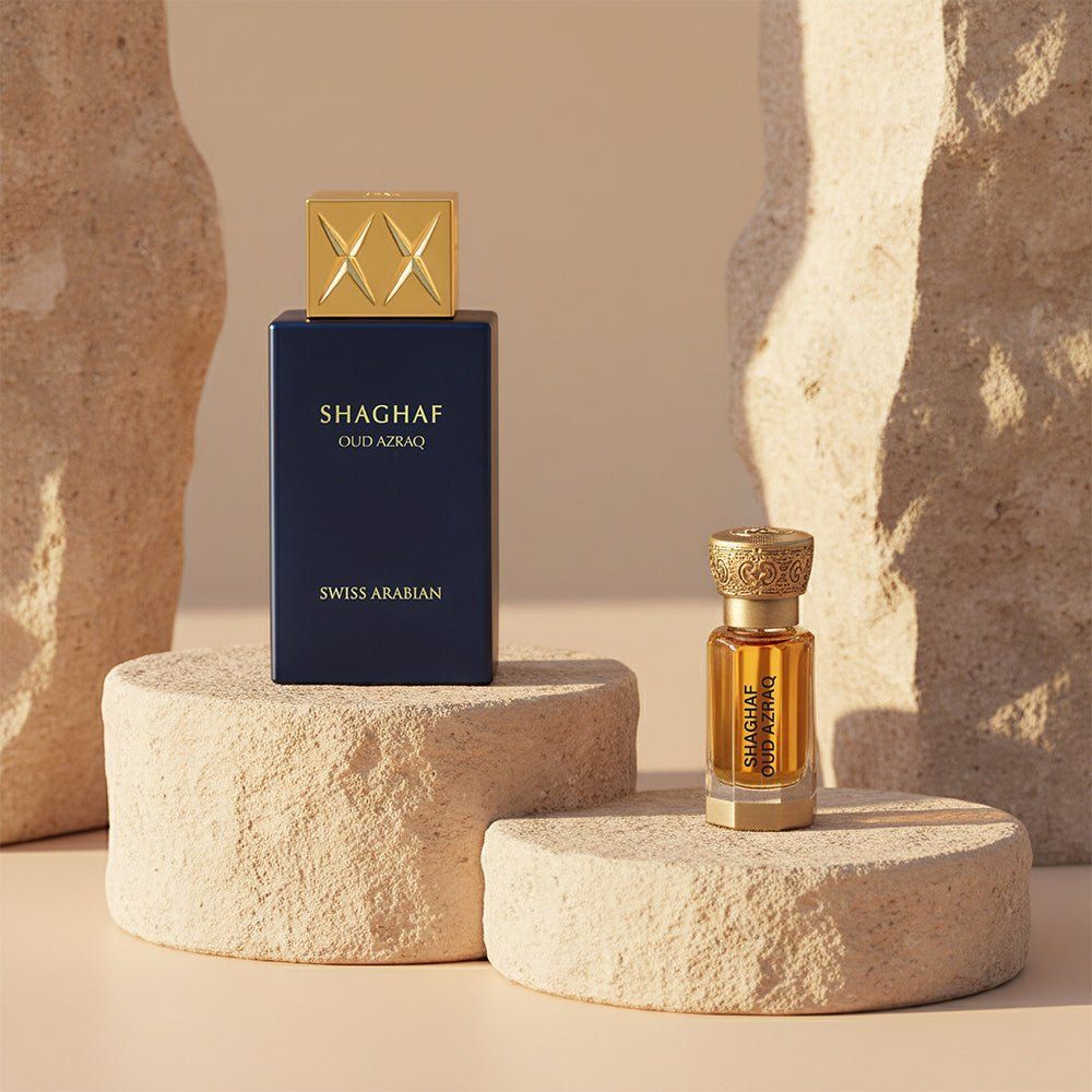 SHAGHAF AZRAQ PERFUME + OIL