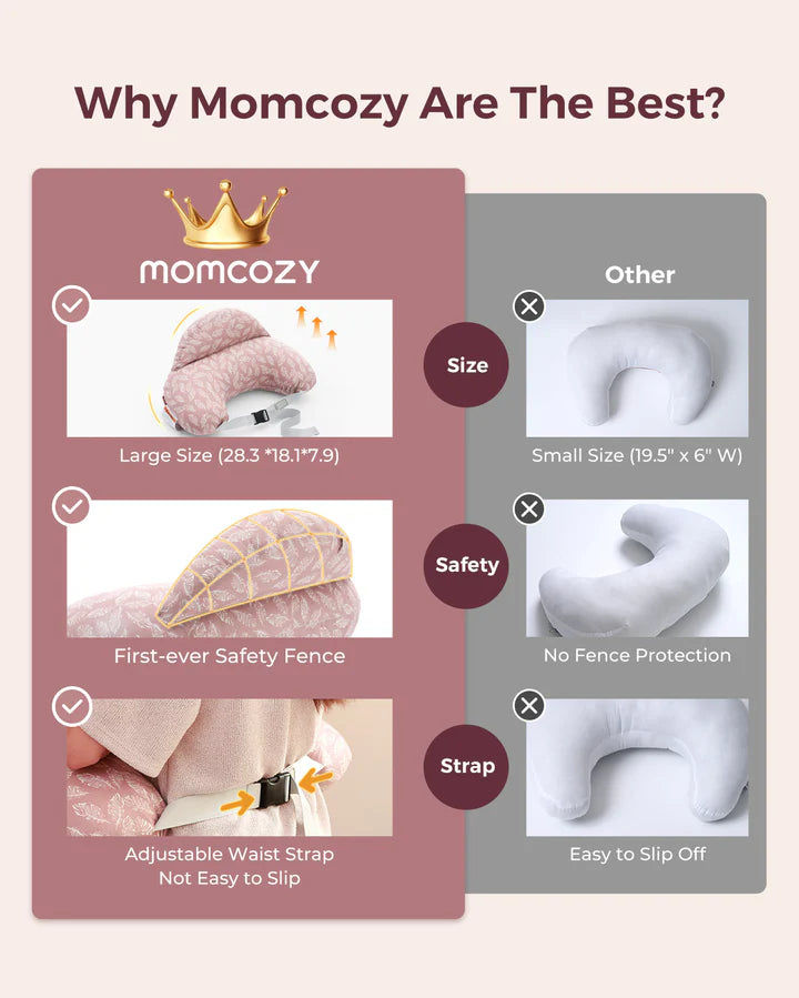 Momcozy - Nursing Pillow - Light Pink