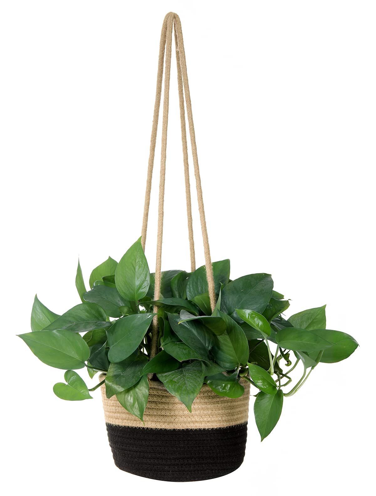 Jute Rope Woven Indoor Plant Hanging Holder For Decor