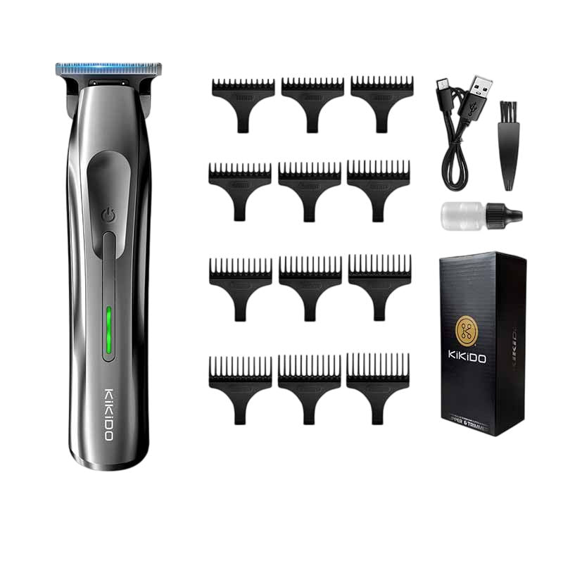 12-in-1 Hair Clipper Trimmer Kit with Ceramic Blade for Men