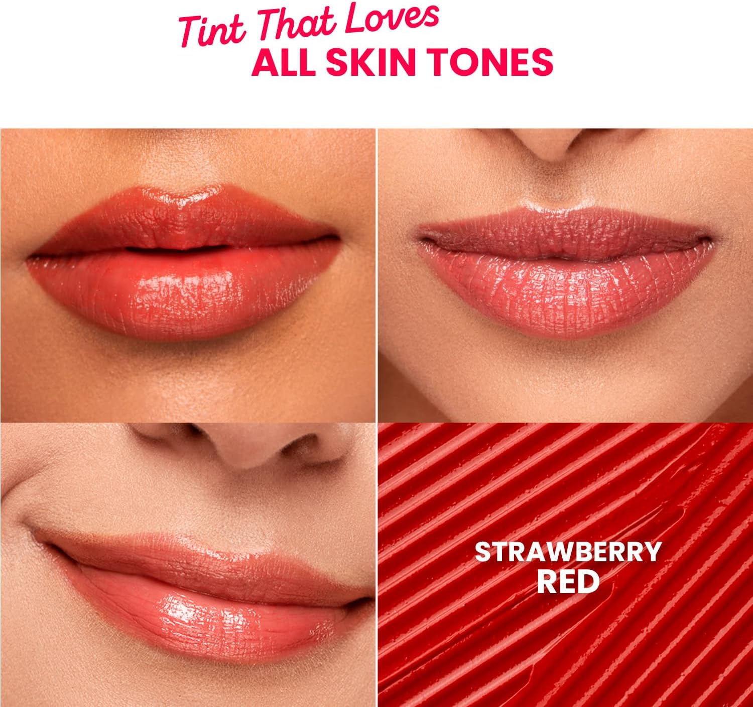 Dot & Key Barrier Repair Hydrating Lip Balm Spf 50 Strawberry Red 4.5 Gm