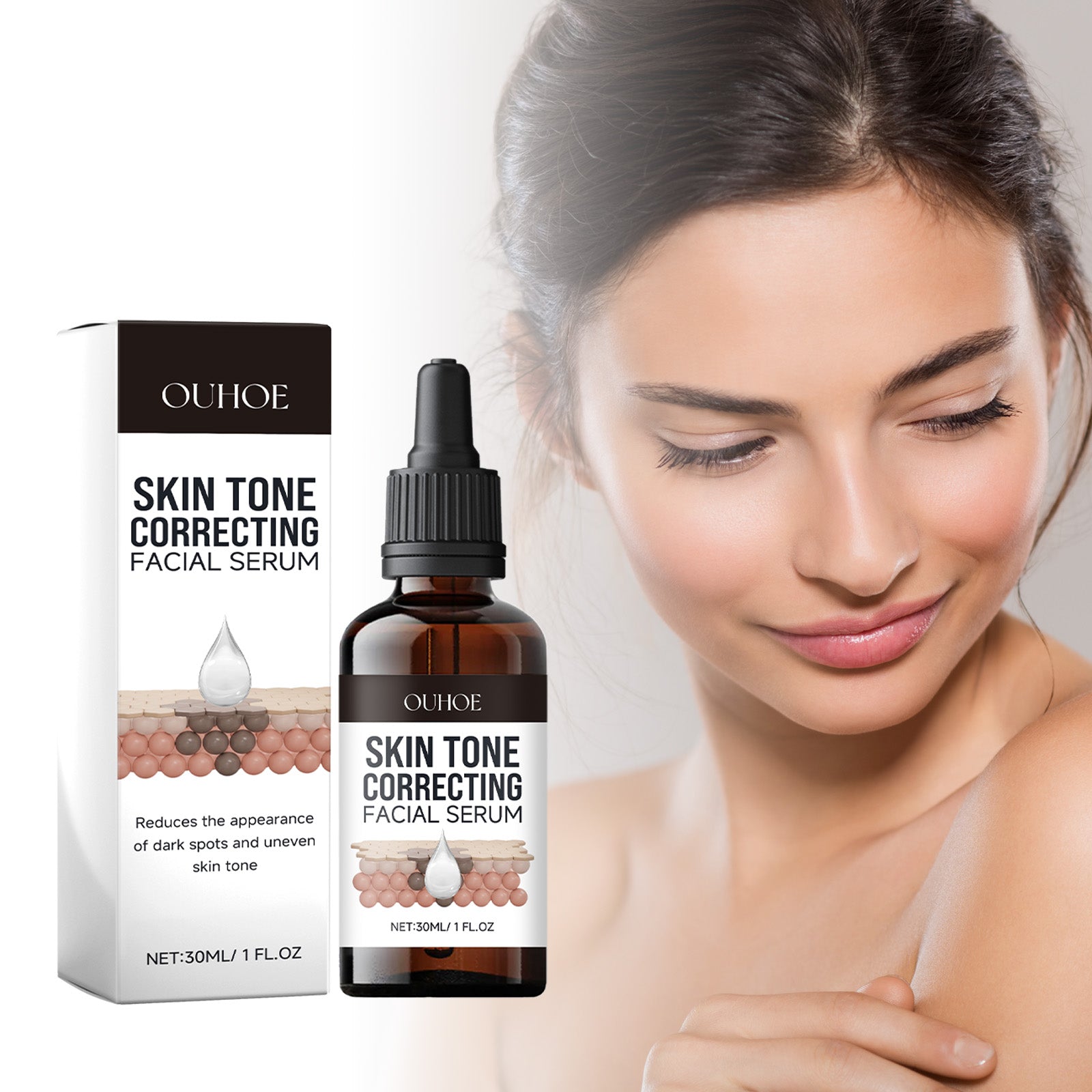 Skin Beauty Repair Serum, Brighten Dark Circles, Moisturize, Improve Dullness ,30ml
