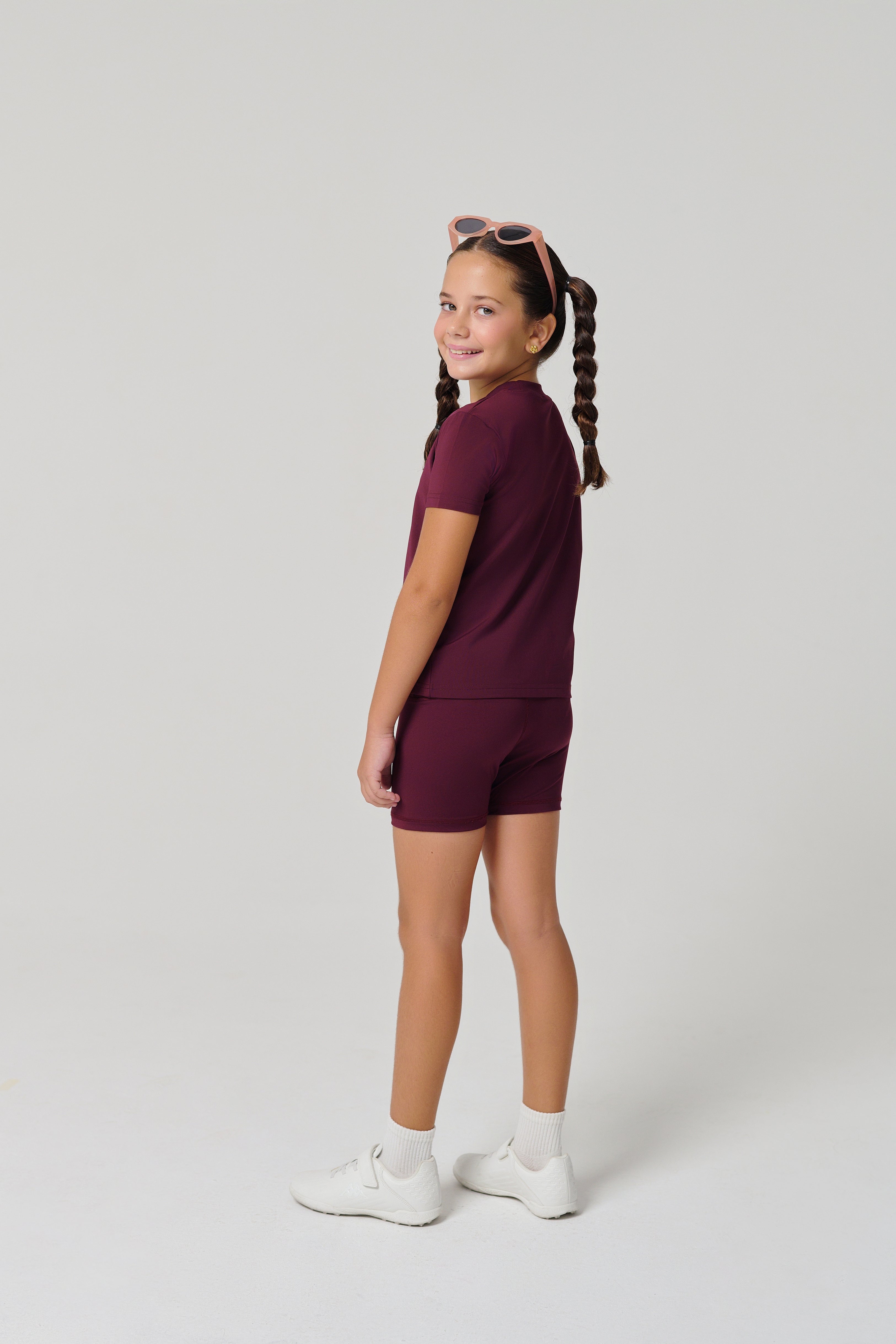 Regular Fit Kids Tights - Maroon