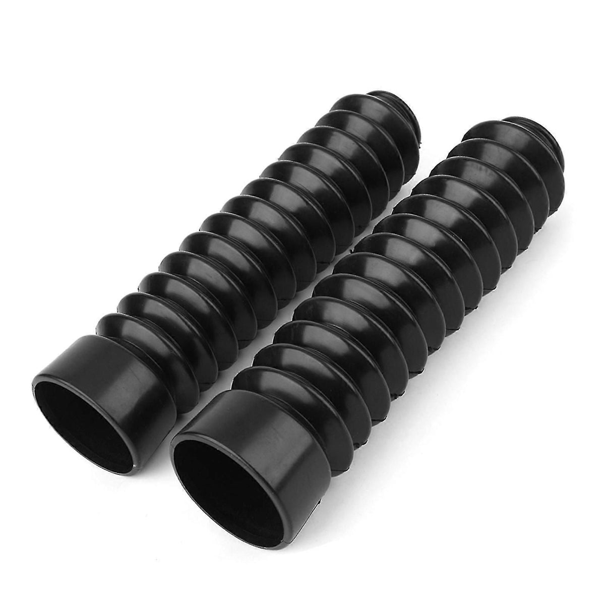2x Universal Motorcycle Bike Rubber Front Fork Cover Gaiters Gators Boots Glf