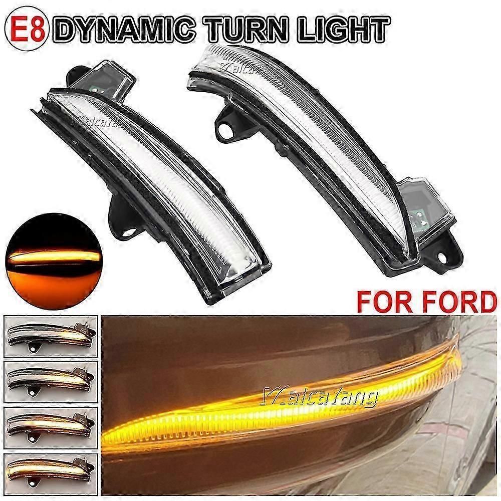 Dynamic LED Turn Signal Lights for Ford Mondeo Fusion Mirror Indicators