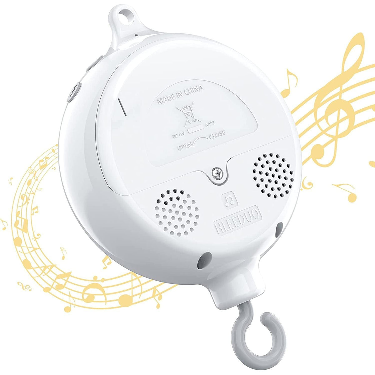 Mobile Crib Hanging Bell Electric Rotating Music Box Baby Bed Toys With 12 Lullabies